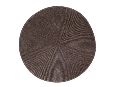 Obrázek produktu pro Prostírání na stůl, podložka na stůl, jídelní podložka, kulatá 38 cm hnědá
