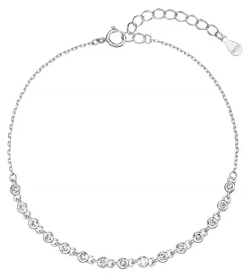 Immagine prodotto di Bracciale scintillante in argento con zirconi trasparenti 13031.1