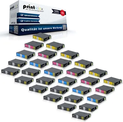 Produktbild von 30x Kompatible Tintenpatronen für Epson Expression Home XP 3100 Expression Home XP 3100 Series Expression Home XP 3105 603 603 XL 603XL Black Cyan Magenta Yellow - Office Pro Serie