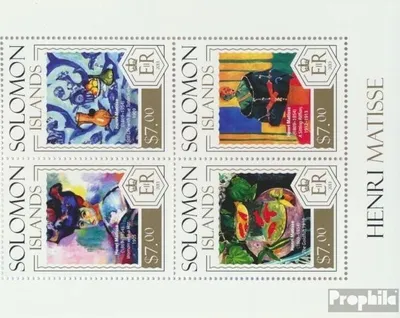Produktbild von Briefmarken Salomoninseln 2013 Mi 2267-2270 Kleinbogen (kompl. Ausg.) postfrisch Henri Matisse