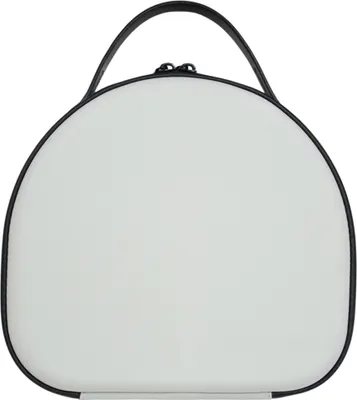 Produktbild von subtel Tasche kompatibel mit Apple Airpods Max Nylon Schutzhülle Tasche Flip Cover Case Etui hellgrau