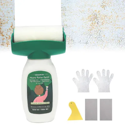 Immagine prodotto di Rullo per la riparazione di pareti con applicatore per stucco – Rullo per la pittura di pareti ideale per riparare graffi e macchie
