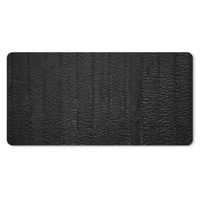 Obrázek produktu pro Podložka pod myš - Černá - Design - Textura - Kožený vzhled - 60x30cm - Podložka pod myš