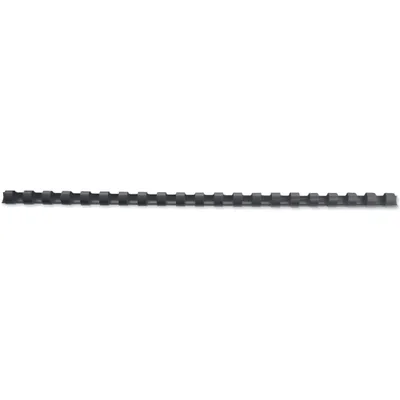Produktbild von GBC CombBind Plastikbinderücken, schwarz, 14mm (100), Schwarz, 125 Blätter, Polyvinylchlorid (PVC), A4, 1,4 cm, 590 g