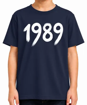 Obrázek produktu pro Tričko s nápisem "Legendární rok narození 1989", dárek k narozeninám, vintage styl, s nadsázkou, dětské, tmavě modré, velikost 152