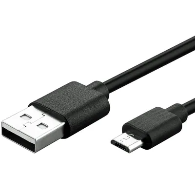 Produktbild von Micro-USB Schnellladekabel 1 Meter schwarz, micro-USB Sync- & Ladekabel