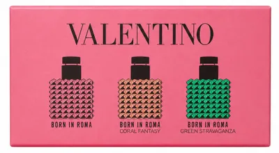 Immagine prodotto di Valentino Donna Mini-Set, Eau de Parfum, nato a Rom, 3 x 6 ml