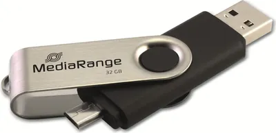 Obrázok produktu pre MediaRange USB-Stick 32 GB USB combo mit Micro USB