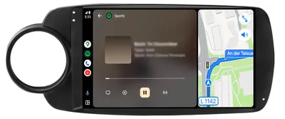 Immagine prodotto di Autoradio per Toyota Yaris 2011-2018 con CarPlay, Android Auto, sistema multimediale, radio, navigatore GPS Android, Wi-Fi, Bluetooth, DAB+RDS, SWC, schermo da 9 pollici, 2+64 GB