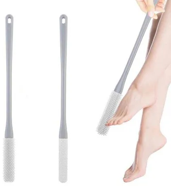 Zdjęcie produktu dla Szczotka do czyszczenia stóp 40 cm, silikonowa szczotka do stóp pod prysznic