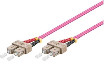 Imagen del producto de WP WPC-FP4-5SCSC-100, 10 metros, OM4, conector SC, conector SC