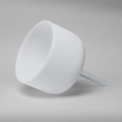 Obrázok produktu pre Krištáľová ručná miska na spev Biela Dtone 432 Hz - 25 cm