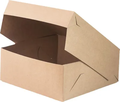 Obrázek produktu pro Dortová krabice kraft 25 x 25 x 10 cm - 50 ks