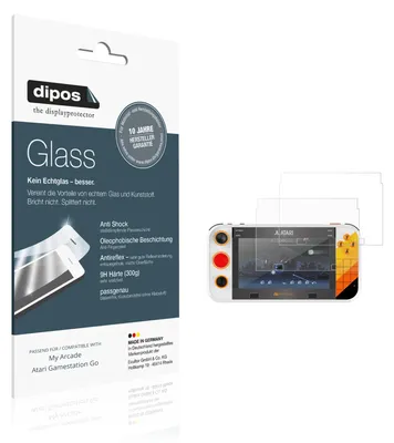 Zdjęcie produktu dla 2x dipos GlassAR My Arcade Atari Gamestation Go