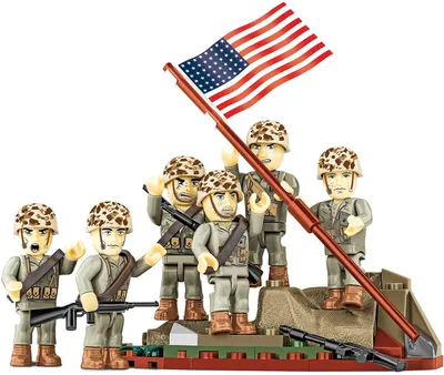 Obrázok produktu pre Cobi Historical Collection Druhá svetová vojna 2059 Vztyčovanie vlajky na IWO Jima 2059