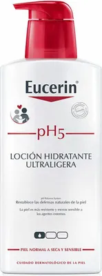 Imagen del producto de Eucerin pH5 Rich, Loción, para mujeres, hidratante, emoliente, calmante, para piel seca, piel sensible, 400 ml, con glicerina