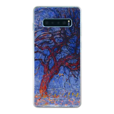 Produktbild von MuchoWow® Handyhülle Schutzhülle Hülle für Samsung Galaxy S10 Lite Roter Baum - Piet Mondrian Silikon Softcase Handy Hülle - Schutz