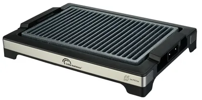 Elektrogrill 2000 W, PFAS-frei, Antihaft, 38x25 cm, schwarz