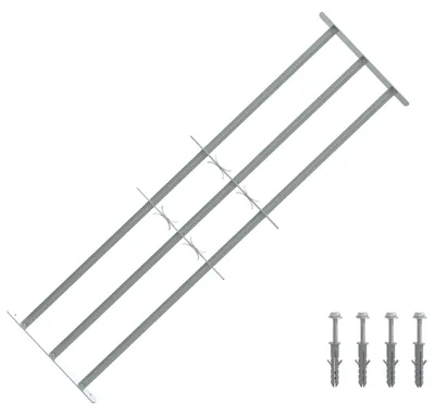 Obrázek produktu pro Bezpečnostní mříž na okna se 3 příčkami 3 pcs 930-1740 mm