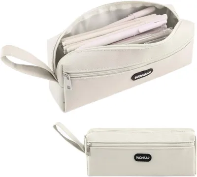 Zdjęcie produktu dla Etui na przybory szkolne Oxford, materiałowe, kompaktowe, wymiary 21x6x8,5 cm, idealne do szkoły i biura