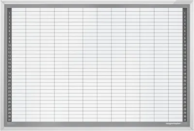 Produktbild von Magnetoplan Monatsplaner CC Querformat - 7 Tage - magnethaftend -92x62,5cm - Weiß