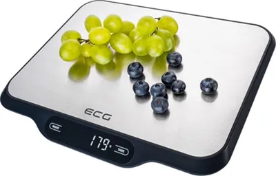 Zdjęcie produktu dla ECG KV 215 S | Waga kuchenna | Maks. Maksymalne obciążenie 15 kg | Funkcja TARE | Funkcja ważenia płynów (mleko, woda) |