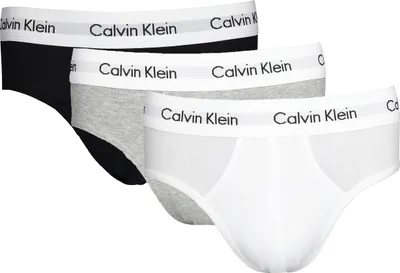 Produktbild von Calvin Klein 3-teiliger Herren-Slip Baumwolle Mix (Schwarz, Grau, Weiß) S