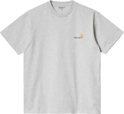Produktbild von CARHARTT WIP American Script T-Shirt, kurzärmelig – grau – S
