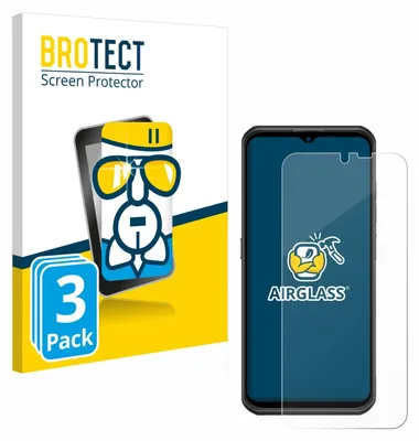 Produktbild von 3x BROTECT Schutzglas für Ulefone Armor 17 Pro Schutzfolie Panzer Folie Glas Display Schutz klar