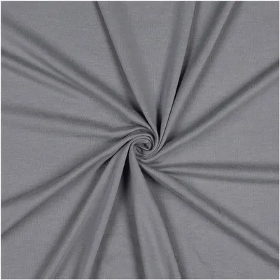 Jersey-Stoff Viskose (Bambus-Zellstoff) 0,5 x 1,45 m Bambus-Jersey Meterware grau