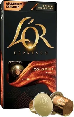 Produktbild von L'Or Pure Origins Espresso Colombia | 10 Nespresso® komp. Kapseln
