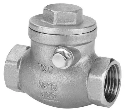 Produktbild von Roestvrijstalen terugslagklep 1/2" DN15 für Wasser, Öl, Dampf und aggressive Flüssigkeiten - 200PSI