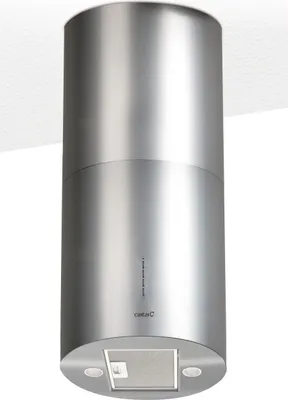 Produktbild von CATA ISLA FARO X Inselhaube 40 cm Edelstahl, 1200 m³/h, LED Beleuchtung, Randabsaugung, Abluft Umluft, leise Dunstabzugshaube, Design Deckenhaube