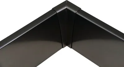 Produktbild von Innenecke für Pertura Pontos Glasgeländer schwarz