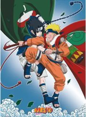 Produktbild von Poster Naruto Naruto vs Sasuke 38x52cm