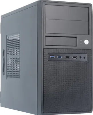 Produktbild von Chieftec CT-04B-OP, Mini Tower, PC, Schwarz, micro ATX, SECC, 14 cm