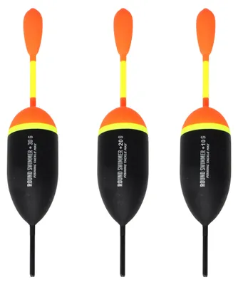 Produktbild von 3 Hecht Posen Set Raubfischposen Round Swimmer 10 - 30 g