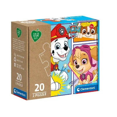 Produktbild von Clementoni Puzzle Paw Patrol 2x20 Teile