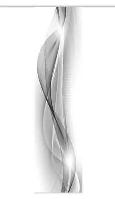 Japans Paneelvorhang 60x245 cm, Grau, digitaler Druck