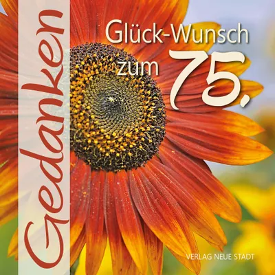 Produktbild von Glück-Wunsch zum 75.