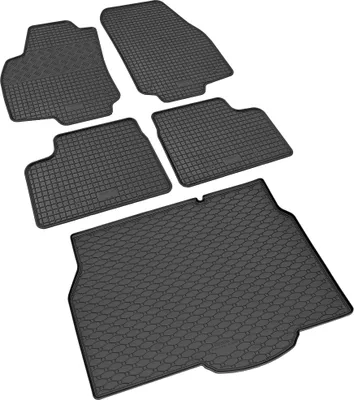 Produktbild von Passgenaue Gummifußmatten und Laderaumwanne von Z4L passend für Opel Astra H HB ab 2005 / ab 2010