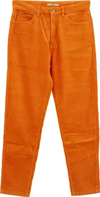 Produktbild von 33014 Esprit, High Rise Mom Fit, Damen Jeans, Breitcord ohne Stretch, golden orange, W 27