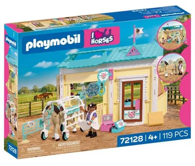 Immagine prodotto di PLAYMOBIL, "Amo i Cavalli" 72128, Clinica veterinaria e cavallo