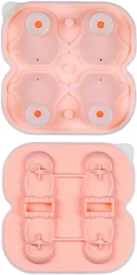 Imagen del producto de Moldes de silicona con forma de pingüino para hacer cubitos de hielo, ideales para enfriar y conservar whisky, cócteles, café helado y para fiestas