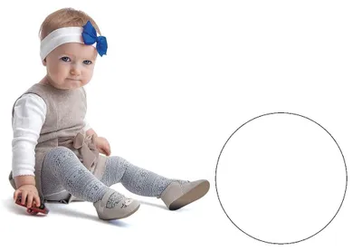 Produktbild von Basia Viskose Kinderstrumpfhose Bianco 80-86