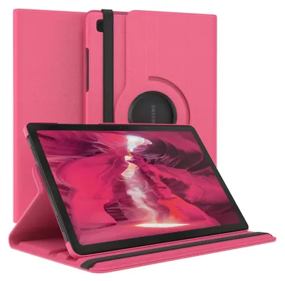 Produktbild von EAZY CASE - Tablet Hülle für Samsung Galaxy Tab A7 Schutzhülle, Tablet Case 360° drehbar in Rosa