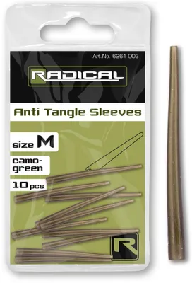 Produktbild von Radical Anti Tangle Sleeves L Vorfachschutz camo-green 10 Stück