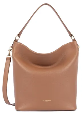 Image de Lancaster Sac seau Zippé L Dune Camel