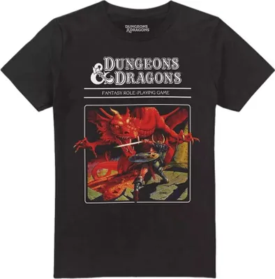 Obrázek produktu pro Dungeons & Dragons - "Original" tričko pro muže TV1778 (L) (Černá)