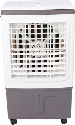 Image de Climatiseur évaporatif, 26 l, portable, 3 000 m³/h, oscillation automatique, fonction 3-en-1 : humidificateur, ventilateur, 3 vitesses, 2 blocs réfrigérants, prise UE, 220 V, 60 Hz